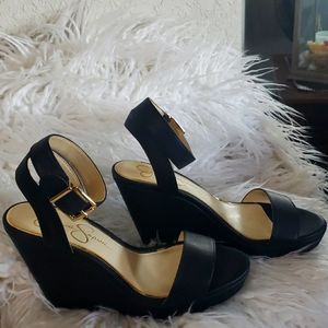 Jessica Simpson wedge sandals Size 7.5